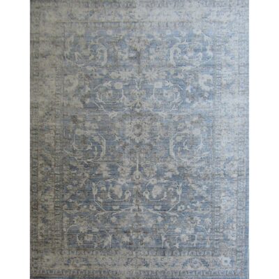 Vintage Blue Beige Oriental lounge rug