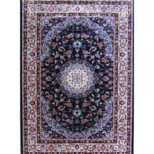 Navy Blue Persian Rug - Kashan Rug