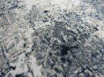 Modern Blue Canyon  Round Rug – Blue , Grey & Beige– - Image 3