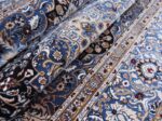 Turkish Kashan Blue Rug