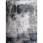 Rustic Grey Brown Modern Rug