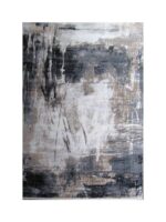 Rustic Grey Brown Modern Rug