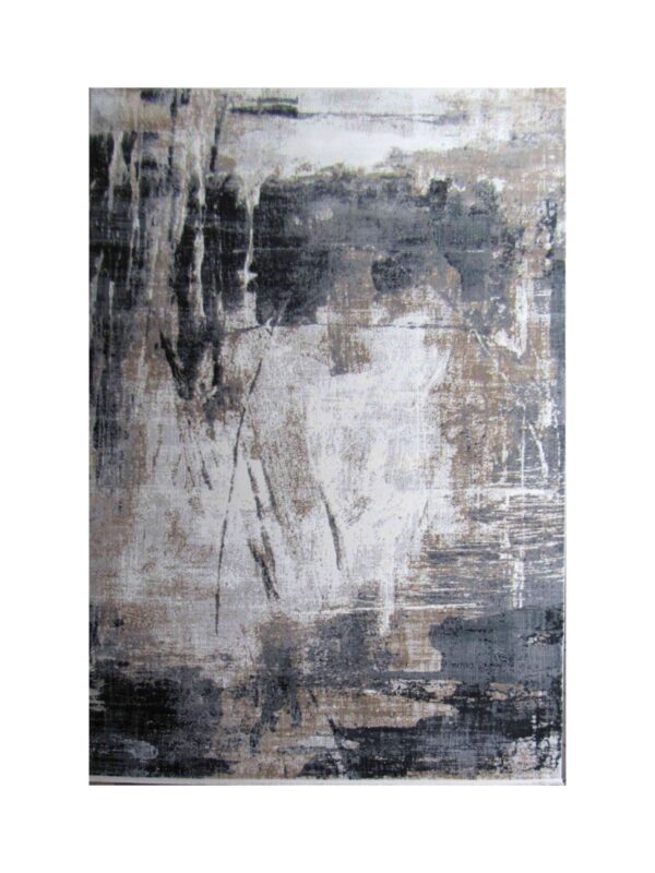 Rustic Grey Brown Modern Rug