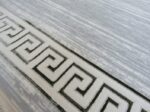 Modern Contemporary Minimalist Rug – Grey & White - Image 4