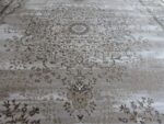 Vintage Soft Medallion Rug – Brown & Beige - Image 2