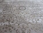 Vintage Soft Medallion Rug – Brown & Beige - Image 5