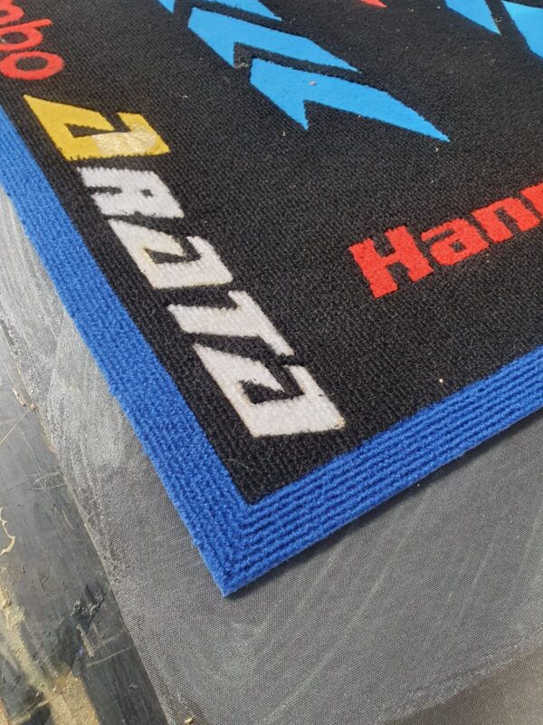Custom branded rug