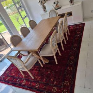 Red Oriental Turkish Rug