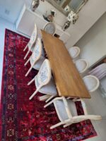 Soft red persian rug