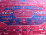 Red Blue Persian Rug