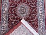 Persian Inspired Ishfahan 6m Medallion Passage Runner – Red , Blue & White - Image 5