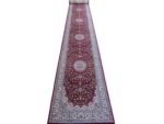Persian Inspired Ishfahan 6m Medallion Passage Runner – Red , Blue & White - Image 2