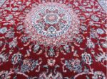 Persian Inspired Ishfahan 6m Medallion Passage Runner – Red , Blue & White - Image 3