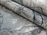 Modern abstract runner - Blue - Grey
