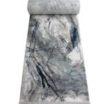 Modern Abstract Blue Rug