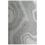 silver grey modern rug