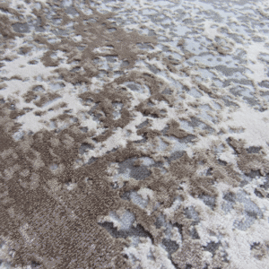 Modern Brown Grey Mottled Rug