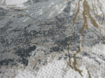 Grey Turqious Brown runner
