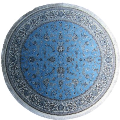 Persian Round Blue Rug