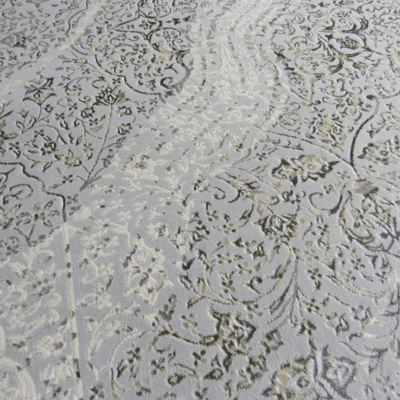 Modern Light Grey area rug