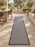 Neptune runner rug styled in a room setting