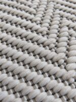 Close-up of Nova indoor-outdoor rug weave texture