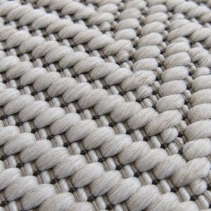 Close-up of Nova indoor-outdoor rug weave texture