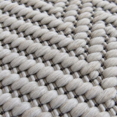 Close-up of Nova indoor-outdoor rug weave texture