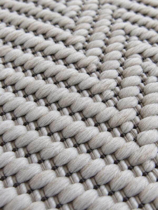 Close-up of Nova indoor-outdoor rug weave texture