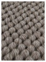 Close-up of Linen Wool wool rug texture
