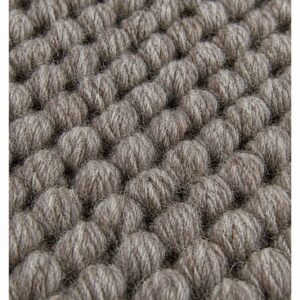 Close-up of Linen Wool wool rug texture
