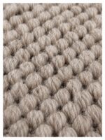 Close-up of Wool Cotton wool rug texture