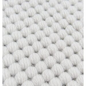 Close-up of Wool Fleece White wool rug texture