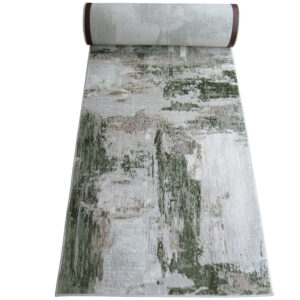 5m Green & Beige Runner