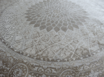 Light Beige Round Rug