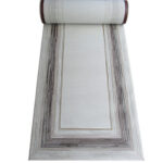 Modern 5m Soft runner - Brown - White