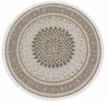 Persian Round Beige - Brown Rug