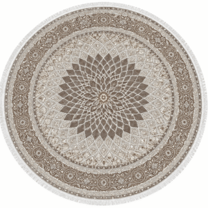 Persian Round Beige - Brown Rug