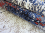 Modern Vibrant Abstract Rug – Light Beige, Yellow , Blue & Yellow Rug - Image 9